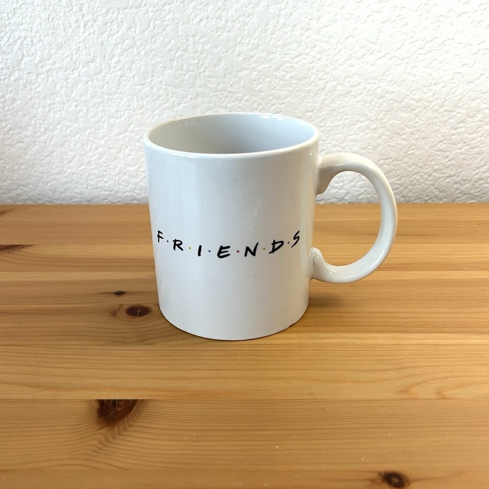 White Ceramic Coffee Mug Iconic Friends TV show logo Tea Cup